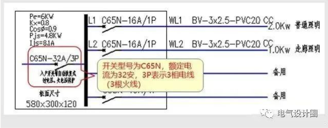 怎么看照明系统图和照明平面图？