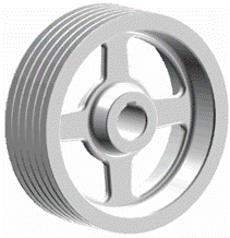 普通V带轮的常见结构