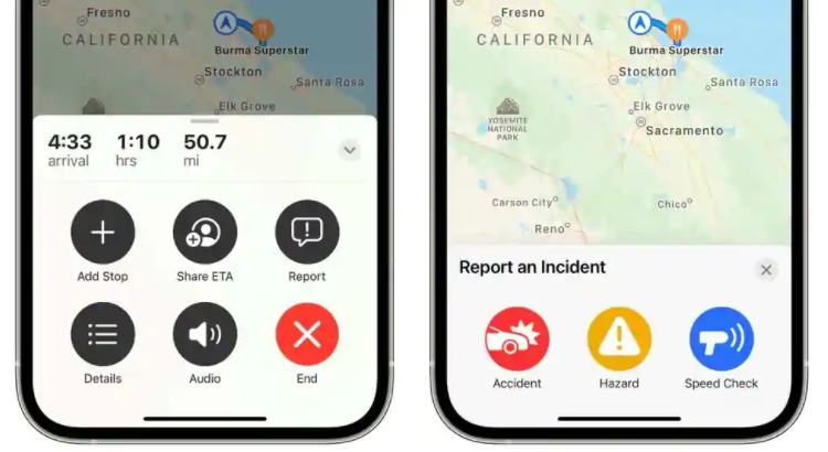 Apple Maps可能很快会提供报告事故